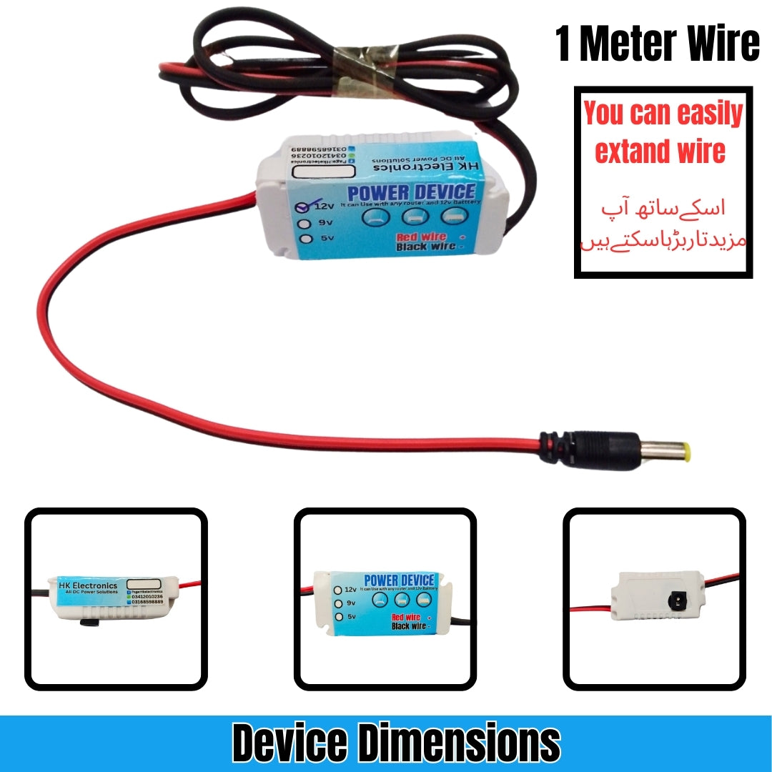 Wifi Router & Modem Dc to Dc UPS Device